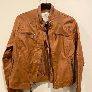Faux Leather Ladies Jacket Size Large NWOT